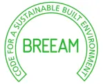 Logo BREEAM, certification environnementale des bâtiments