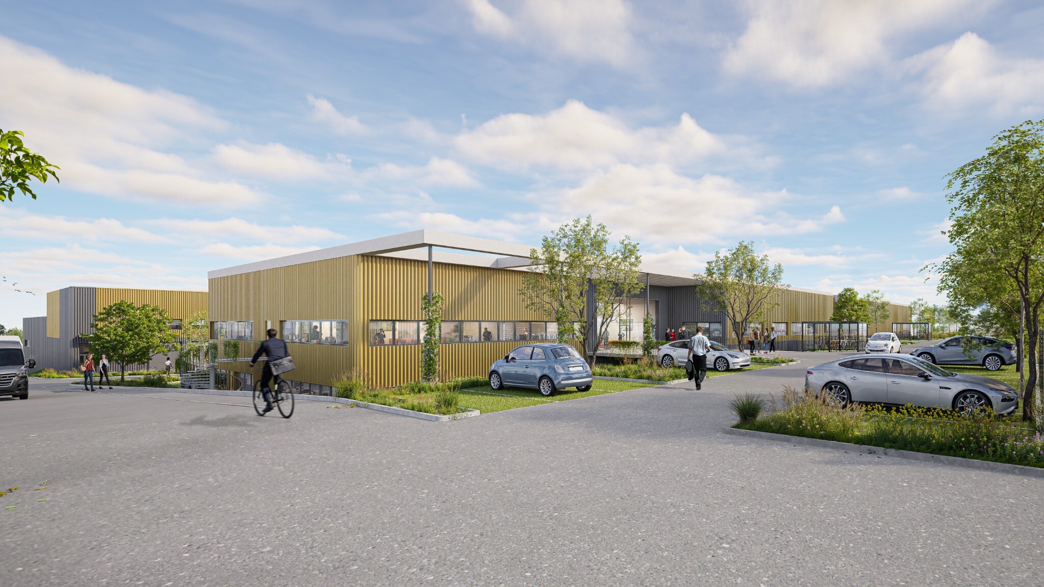 Telamon lance les travaux de son parc d’activités situé à Osny (95)